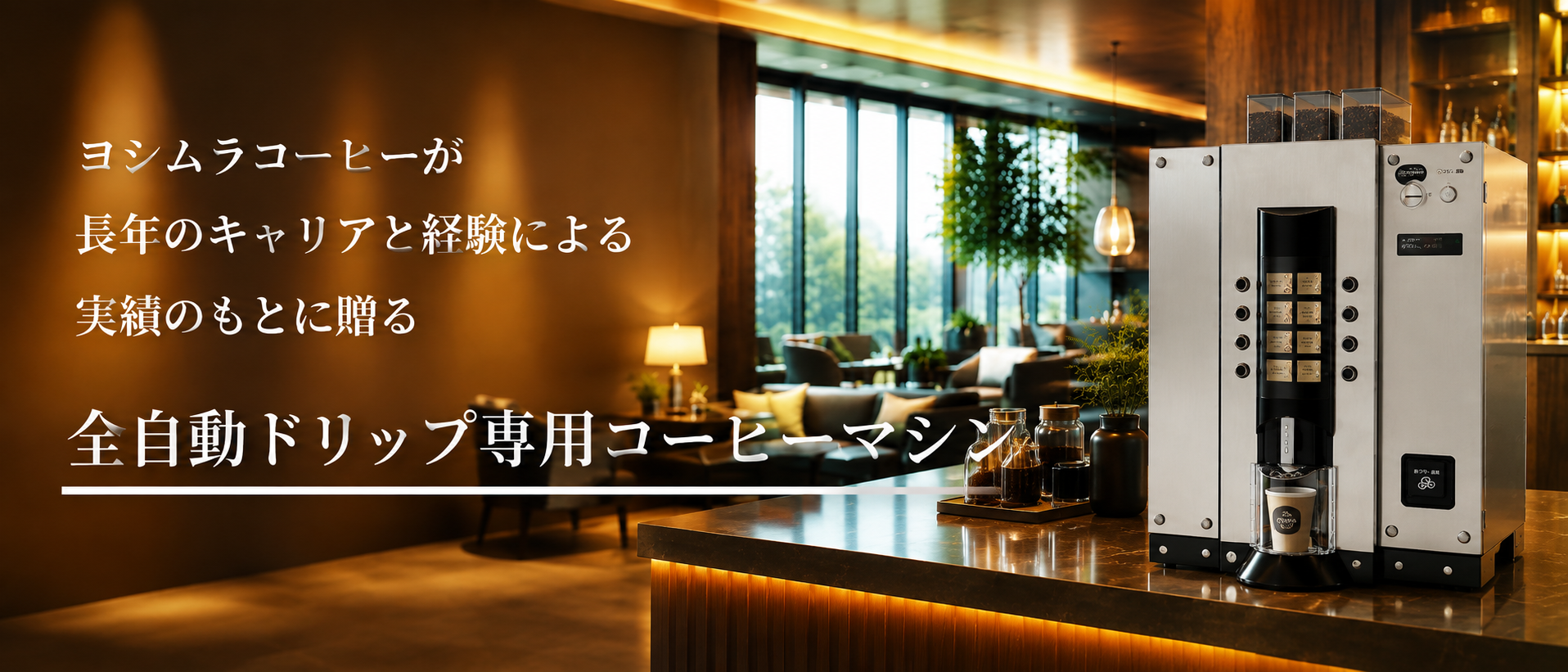 全自動ドリップコーヒーマシン